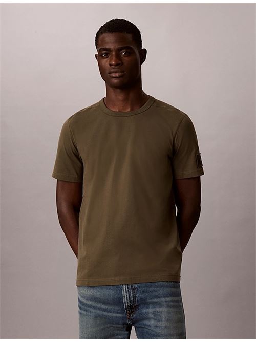 ss clsc sueded jersey badge tee CALVIN KLEIN JEANS | LV04RJ206GLI1